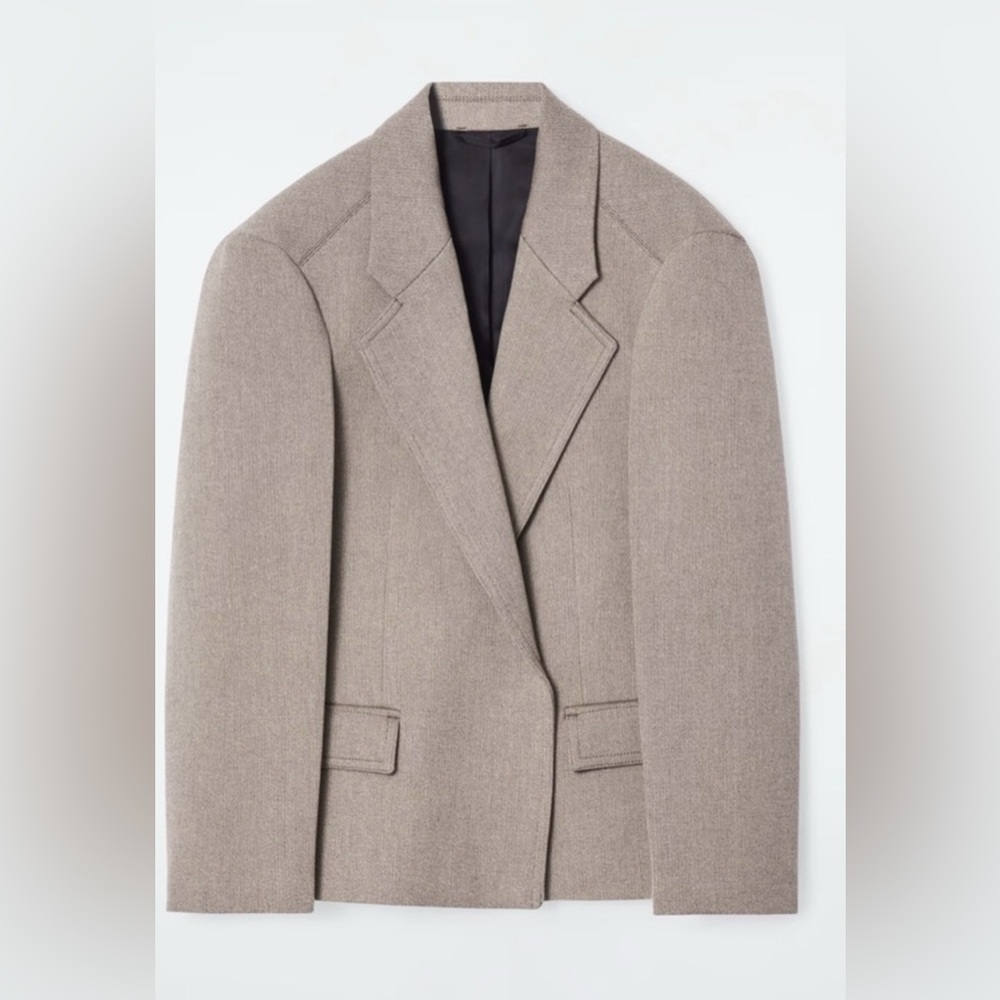 COS Women's Tailored Blazer in Taupe Beige